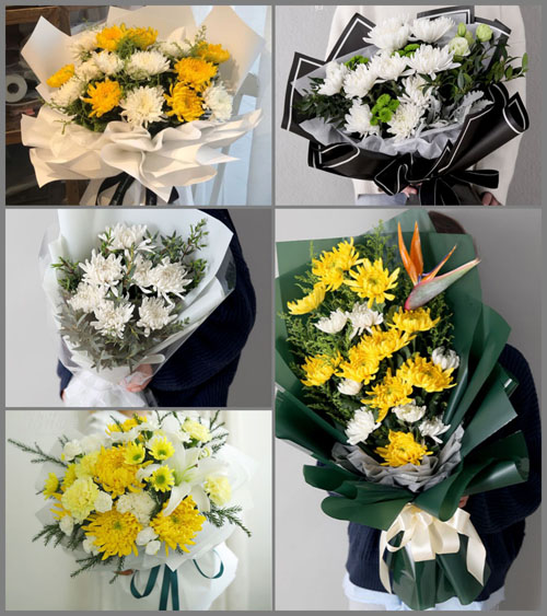 贵州贵阳南明区龙洞社区服务中心白事花束代送